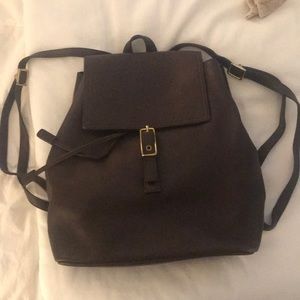 Coach leather backpack